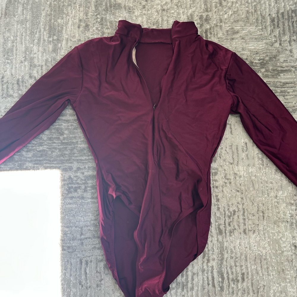 Burgundy Leotard